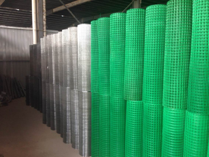1/2x1 1x1 Hot Dip Galvanized Iron Welded Wire Hardware Cloth Mesh Rolls/ 16 Gauge Electro Galvanized square Hole Welded Mesh 8