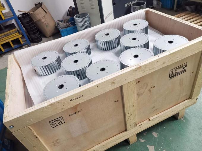 Aluminum Forward Inline Centrifugal Fan Steel Impeller Blower Wheel 0