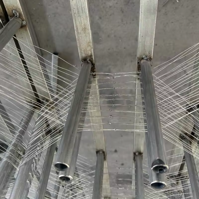 Inconspicuous Security Obstacle Fence MZP Putanka Barrage Wire Safety Low Visibility Barrier Protection Anti Tank Mesh Net 1