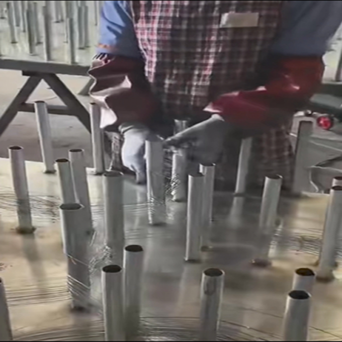 Unfolded Putanka Obstacle Net 5689 Type of Low Visibility Barrier MZP Mesh Security Tank Barrier Wire Mesh 3