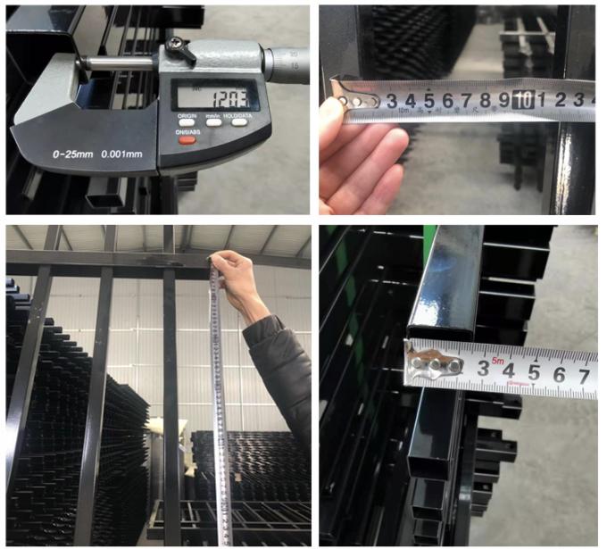 America 6 Foot 3x3 Galvanised Picket Steel Fence Garden Iron Fence Panels 9