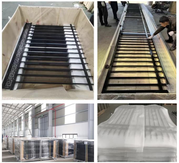 America 6 Foot 3x3 Galvanised Picket Steel Fence Garden Iron Fence Panels 11