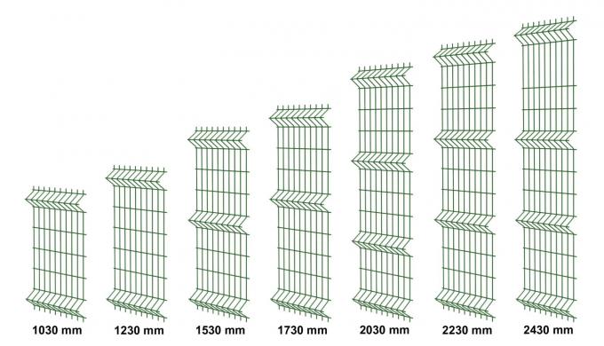 Hot Galvanized Steel Metal 3d Curved Fence For Garden Playground 0