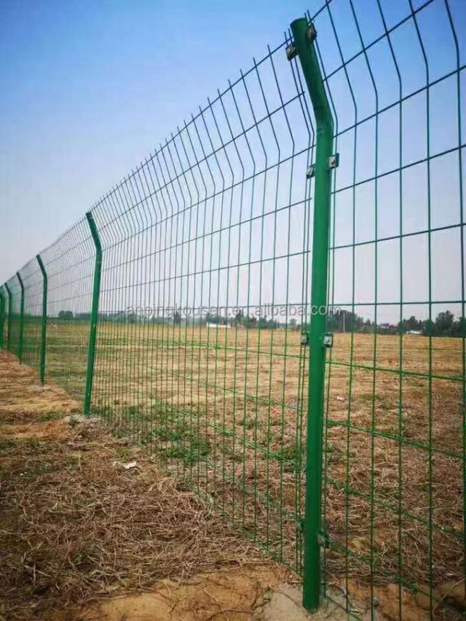 Vinyl Clad 3d Curved Fence Bending Welded Wire Mesh Fencing 1.5*3m 7