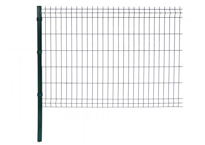 Eco Friendly Decorative 4mm Wire 3d Curved Fence Panel RAL Colors 0