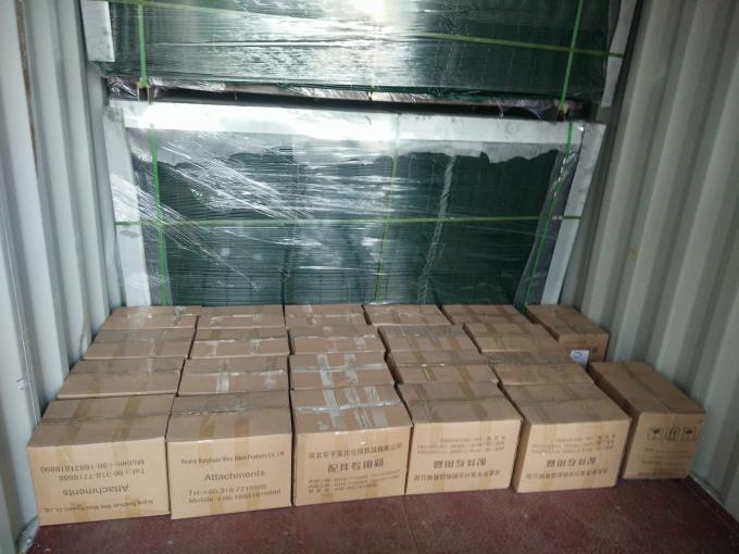 Eco Friendly Decorative 4mm Wire 3d Curved Fence Panel RAL Colors 5