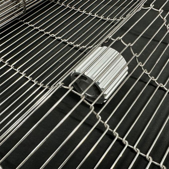 High Temperature Resistance Stainless Steel Rod Driven Chain Conveyor Belt Mesh for Foods Processing 0