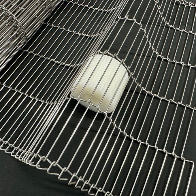 High Temperature Resistance Stainless Steel Rod Driven Chain Conveyor Belt Mesh for Foods Processing 1