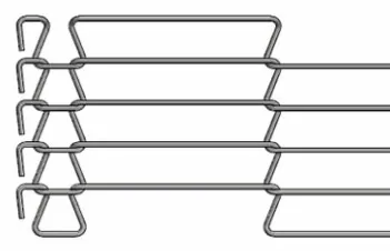 1.0mm-3.0mm Stainless Steel Wire Mesh Conveyor Belt For Furnace Oven 1