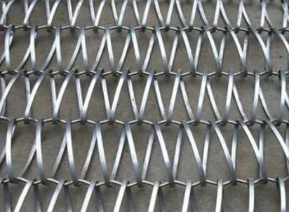 Food Grade 314 316 Ss Chain Link Conveyor Belt Anti Corrosion 1